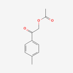 molecular formula C11H12O3 B1587950 2-(4-Methylphenyl)-2-oxoethyl acetate CAS No. 65143-37-5