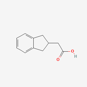 molecular formula C11H12O2 B1587953 2-(2,3-二氢-1H-茚-2-基)乙酸 CAS No. 37868-26-1
