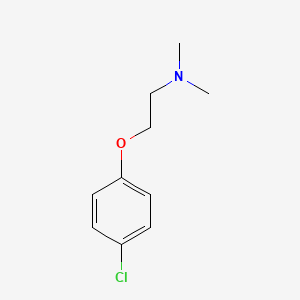 molecular formula C10H14ClNO B1587958 2-(4-chlorophenoxy)-N,N-dimethylethanamine CAS No. 2401-47-0