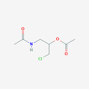 1-Acetamido-3-chloropropan-2-yl acetate