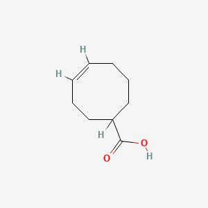 molecular formula C9H14O2 B1587965 4-Cyclooctene-1-carboxylic acid CAS No. 4103-10-0
