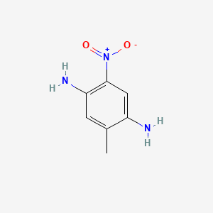 molecular formula C7H9N3O2 B1587968 2-Methyl-5-nitrobenzene-1,4-diamine CAS No. 25917-89-9