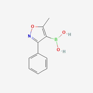molecular formula C10H10BNO3 B1587970 5-Methyl-3-Phenyl-4-Isoxazolylboronic Acid CAS No. 491876-01-8
