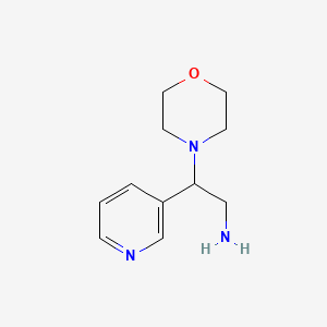 molecular formula C11H17N3O B1587973 2-Morpholin-4-yl-2-(3-pyridyl)ethylamine CAS No. 410544-52-4