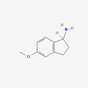 molecular formula C10H13NO B1587977 5-甲氧基-2,3-二氢-1H-茚-1-胺 CAS No. 52372-95-9