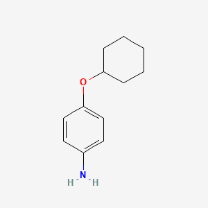 molecular formula C12H17NO B1587980 4-(Cyclohexyloxy)aniline CAS No. 39905-48-1