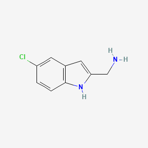 molecular formula C9H9ClN2 B1587982 (5-chloro-1H-indol-2-yl)methanamine CAS No. 21109-27-3
