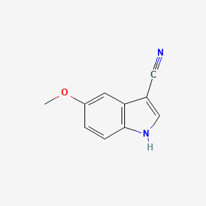 molecular formula C10H8N2O B1587987 5-methoxy-1H-indole-3-carbonitrile CAS No. 23084-36-8