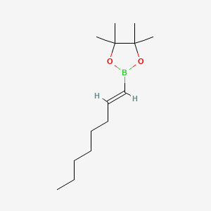 molecular formula C14H27BO2 B1587991 trans-4,4,5,5-Tetramethyl-2-oct-1-enyl-1,3,2-dioxaborolane CAS No. 83947-55-1