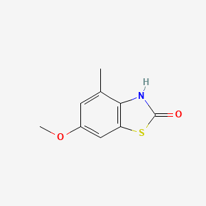 molecular formula C9H9NO2S B1588002 6-Methoxy-4-methyl-2(3H)-benzothiazolone CAS No. 80689-16-3