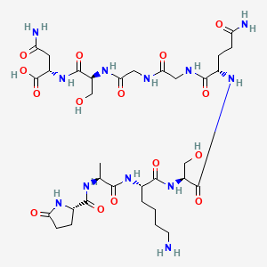 molecular formula C33H54N12O15 B1588008 Nonathymulin CAS No. 63958-90-7