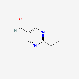 molecular formula C8H10N2O B1588011 2-Isopropylpyrimidine-5-carbaldehyde CAS No. 312263-48-2