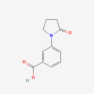 molecular formula C11H11NO3 B1588014 3-(2-Oxopyrrolidin-1-yl)benzoic acid CAS No. 515813-05-5