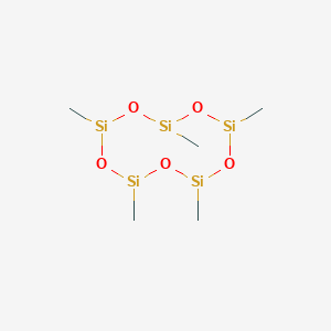 molecular formula C5H15O5Si5 B1588019 PENTAMETHYLCYCLOPENTASILOXANE CAS No. 6166-86-5