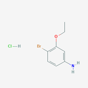 molecular formula C8H11BrClNO B158802 4-溴-3-乙氧基苯胺盐酸盐 CAS No. 125756-95-8
