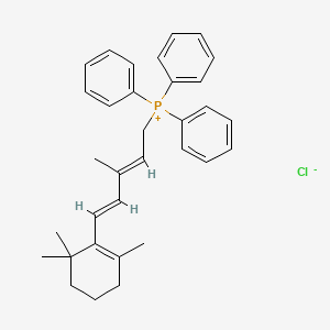 (E,E)-[3-methyl-5-(2,6,6-trimethyl-1-cyclohexen-1-yl)penta-2,4-dienyl]triphenylphosphonium chloride