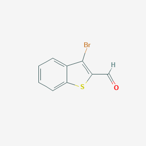 molecular formula C9H5BrOS B158803 3-Bromobenzo[b]thiophene-2-carbaldehyde CAS No. 10135-00-9