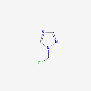 molecular formula C3H4ClN3 B1588033 1-Chloromethyl-1H-1,2,4-triazole CAS No. 84387-62-2