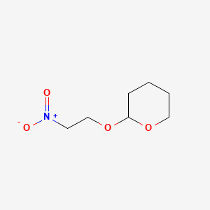 molecular formula C7H13NO4 B1588034 2-(2-Nitroethoxy)tetrahydropyran CAS No. 75233-61-3
