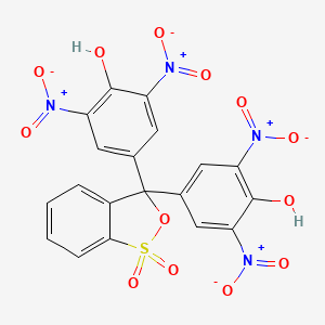 molecular formula C19H10N4O13S B1588045 Tetranitrophenolsulfonphthalein CAS No. 57564-54-2