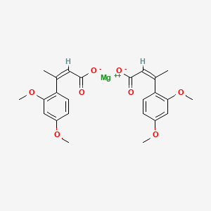 molecular formula C24H26MgO8 B1588050 Dimecrotic acid magnesium salt CAS No. 54283-65-7