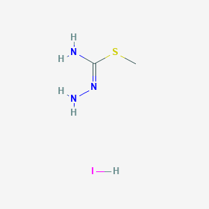 molecular formula C2H8IN3S B1588052 甲基肼碳亚胺硫酸氢碘盐 CAS No. 35600-34-1