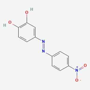 molecular formula C12H9N3O4 B1588057 4-(4-Nitrophenylazo)catechol CAS No. 843-33-4