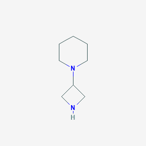 molecular formula C8H16N2 B158807 1-(Azetidin-3-yl)piperidine CAS No. 138022-86-3