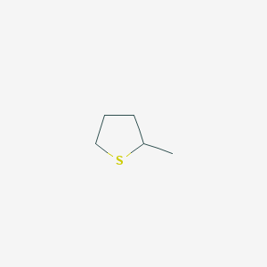 molecular formula C5H10S B158808 2-Methyltetrahydrothiophene CAS No. 1795-09-1