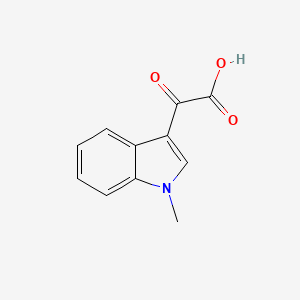 molecular formula C11H9NO3 B1588088 N-Methyl-3-indoleglyoxylic acid CAS No. 51584-18-0