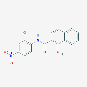 molecular formula C17H11ClN2O4 B1588090 N-(2-chloro-4-nitrophenyl)-1-hydroxynaphthalene-2-carboxamide CAS No. 65570-43-6