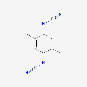 molecular formula C10H8N4 B1588092 2,5-Dimethyl-2,5-cyclohexadiene-1,4-diylidenebiscyanamide CAS No. 98507-06-3