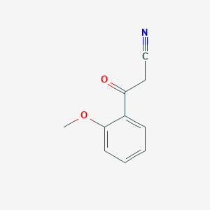 molecular formula C10H9NO2 B1588101 2-甲氧基苯甲酰乙腈 CAS No. 35276-83-6