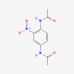 molecular formula C10H11N3O4 B1588106 Acetamide, N,N'-(2-nitro-1,4-phenylene)bis- CAS No. 5345-53-9