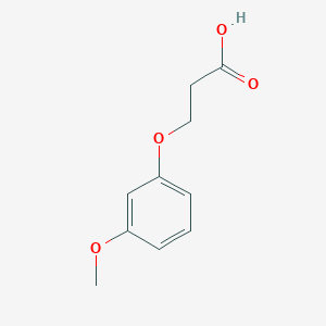 molecular formula C10H12O4 B1588109 3-(3-Methoxyphenoxy)propionic Acid CAS No. 49855-03-0