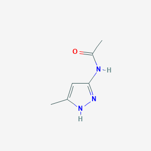 B1588110 N-(5-methyl-1H-pyrazol-3-yl)acetamide CAS No. 83725-05-7