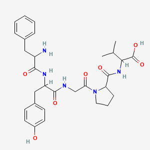 molecular formula C30H39N5O7 B1588111 H-Phe-tyr-gly-pro-val-OH CAS No. 85679-70-5