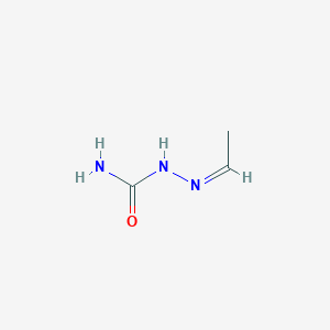 molecular formula C3H7N3O B1588116 2-Ethylidenehydrazinecarboxamide CAS No. 591-86-6