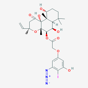 molecular formula C28H36IN3O9 B158812 Fahia CAS No. 126869-27-0