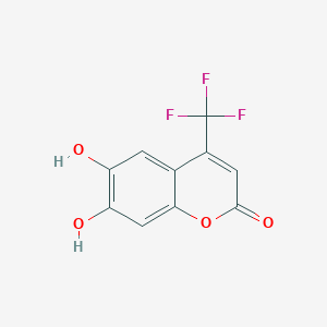 molecular formula C10H5F3O4 B1588127 Antiproliferative agent-35 CAS No. 82747-36-2