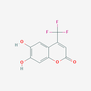 molecular formula C10H5F3O4 B1588127 6,7-Dihydroxy-4-(trifluoromethyl)coumarin CAS No. 82747-36-2