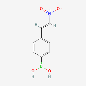 molecular formula C8H8BNO4 B1588131 (E)-(4-(2-硝基乙烯基)苯基)硼酸 CAS No. 216394-04-6