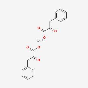 molecular formula C18H14CaO6 B1588136 Calcium 2-oxo-3-phenylpropanoate CAS No. 51828-93-4
