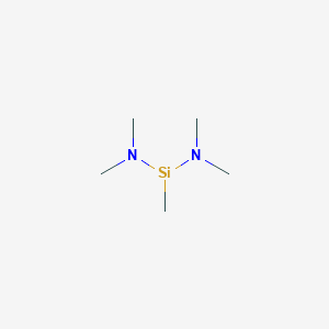 molecular formula C5H15N2Si B1588141 Silanediamine, N,N,N',N',1-pentamethyl- CAS No. 22705-33-5