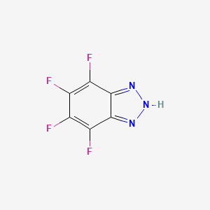 molecular formula C6HF4N3 B1588148 4,5,6,7-四氟-1H-苯并[d][1,2,3]三唑 CAS No. 26888-72-2