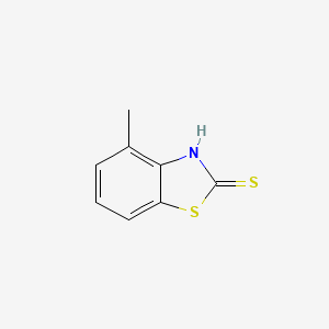 molecular formula C8H7NS2 B1588168 4-Methylbenzo[d]thiazole-2(3H)-thione CAS No. 2268-77-1