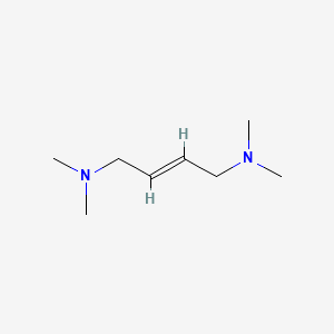 molecular formula C8H18N2 B1588175 N,N,N',N'-Tetramethyl-2-butene-1,4-diamine CAS No. 111-52-4