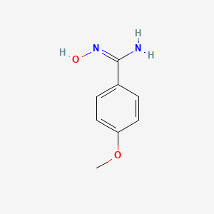 B1588177 N'-Hydroxy-4-methoxybenzenecarboximidamide CAS No. 5373-87-5