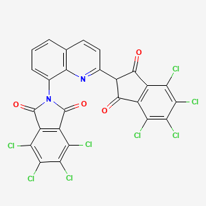 molecular formula C26H6Cl8N2O4 B1588180 Pigment Yellow 138 CAS No. 30125-47-4