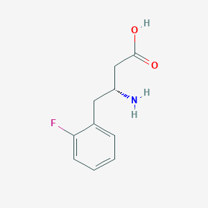 molecular formula C10H12FNO2 B1588184 (R)-3-Amino-4-(2-fluorophenyl)butanoic acid CAS No. 735256-11-8